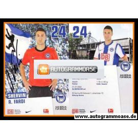 Autogramm Fussball | Hertha BSC Berlin | 2010 | Shervin R. FARDI