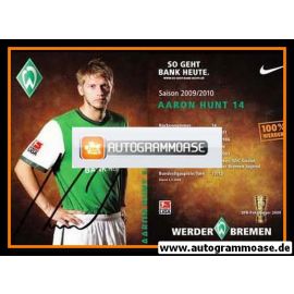Autogramm Fussball | SV Werder Bremen | 2009 | Aaron HUNT