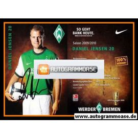 Autogramm Fussball | SV Werder Bremen | 2009 | Daniel JENSEN