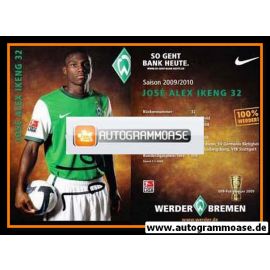 Autogramm Fussball | SV Werder Bremen | 2009 | Jose Alex IKENG