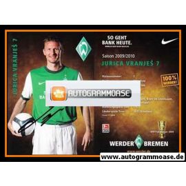 Autogramm Fussball | SV Werder Bremen | 2009 | Jurica VRANJES