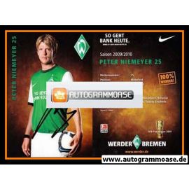 Autogramm Fussball | SV Werder Bremen | 2009 | Peter NIEMEYER