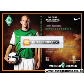 Autogramm Fussball | SV Werder Bremen | 2009 | Petri PASANEN