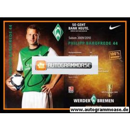 Autogramm Fussball | SV Werder Bremen | 2009 | Philipp BARGFREDE