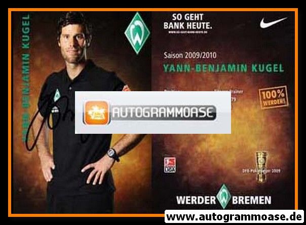Autogramm Fussball | SV Werder Bremen | 2009 | Yann-Benjamin KUGEL