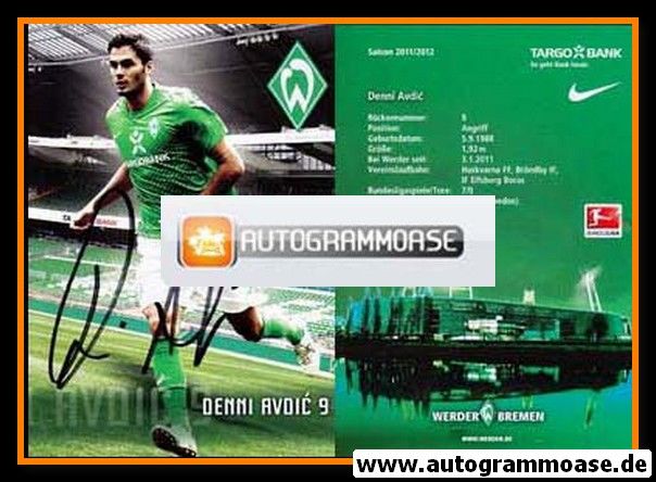 Autogramm Fussball | SV Werder Bremen | 2011 | Denni AVDIC