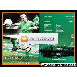 Autogramm Fussball | SV Werder Bremen | 2011 | Felix KROOS