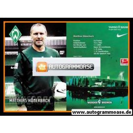 Autogramm Fussball | SV Werder Bremen | 2011 | Matthias HÖNERBACH