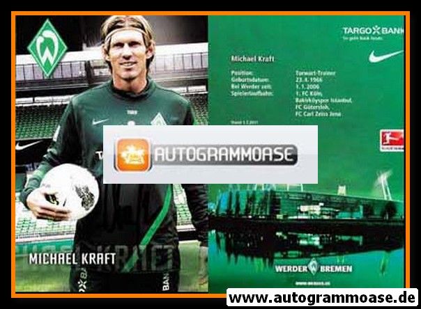Autogramm Fussball | SV Werder Bremen | 2011 | Michael KRAFT