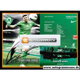 Autogramm Fussball | SV Werder Bremen | 2011 | Sebastian PRÖDL