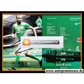 Autogramm Fussball | SV Werder Bremen | 2011 | WESLEY