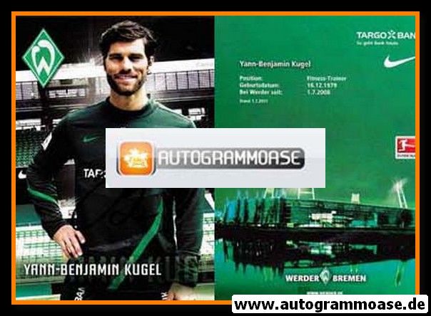 Autogramm Fussball | SV Werder Bremen | 2011 | Yann-Benjamin KUGEL