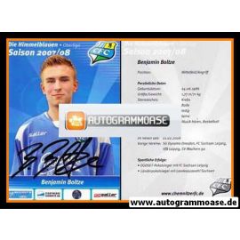 Autogramm Fussball | Chemnitzer FC | 2007 | Benjamin BOLTZE