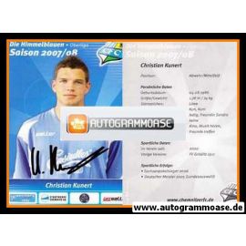 Autogramm Fussball | Chemnitzer FC | 2007 | Christian KUNERT