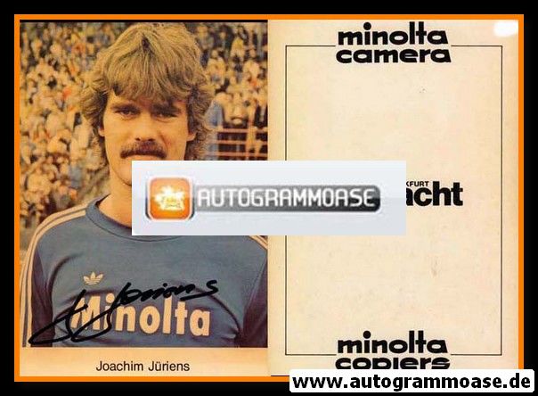 Autogramm Fussball | Eintracht Frankfurt | 1980 | Joachim JÜRIENS