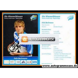 Autogramm Fussball | Chemnitzer FC | 2008 | Felix BACHMANN