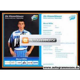 Autogramm Fussball | Chemnitzer FC | 2008 | Marcel WILKE