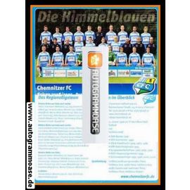 Mannschaftskarte Fussball | Chemnitzer FC | 2008