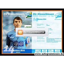 Autogramm Fussball | Chemnitzer FC | 2011 | Thomas BIRK