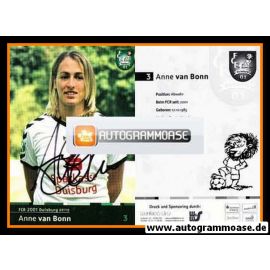 Autogramm Fussball (D) | FCR 2001 Duisburg | 2009 | Anne VAN BONN