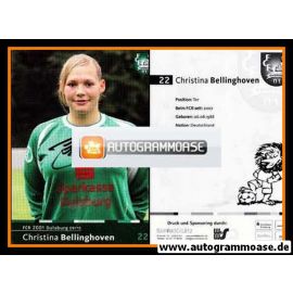 Autogramm Fussball (D) | FCR 2001 Duisburg | 2009 | Christina BELLINGHOVEN