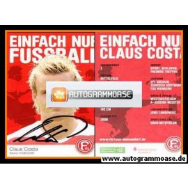 Autogramm Fussball | Fortuna Düsseldorf | 2008 | Claus COSTA
