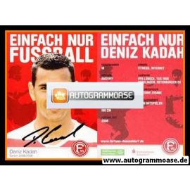 Autogramm Fussball | Fortuna Düsseldorf | 2008 | Deniz KADAH
