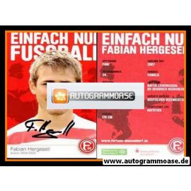 Autogramm Fussball | Fortuna Düsseldorf | 2008 | Fabian HERGESELL