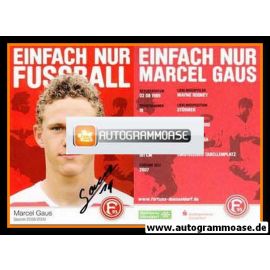 Autogramm Fussball | Fortuna Düsseldorf | 2008 | Marcel GAUS