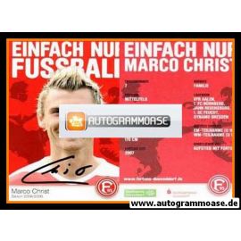 Autogramm Fussball | Fortuna Düsseldorf | 2008 | Marco CHRIST