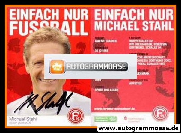 Autogramm Fussball | Fortuna Düsseldorf | 2008 | Michael STAHL