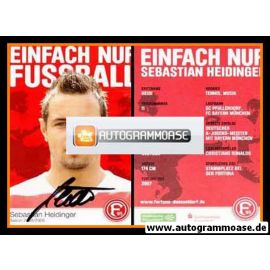 Autogramm Fussball | Fortuna Düsseldorf | 2008 | Sebastian HEIDINGER