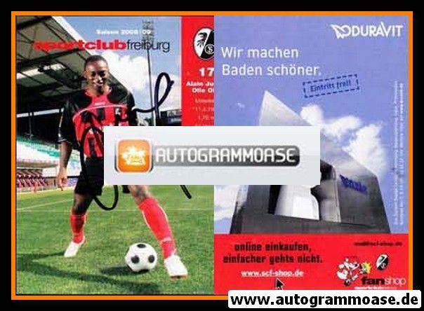 Autogramm Fussball | SC Freiburg | 2008 | Alain Junior OLLE OLLE