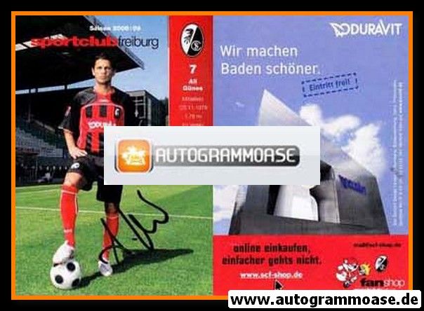 Autogramm Fussball | SC Freiburg | 2008 | Ali GÜNES