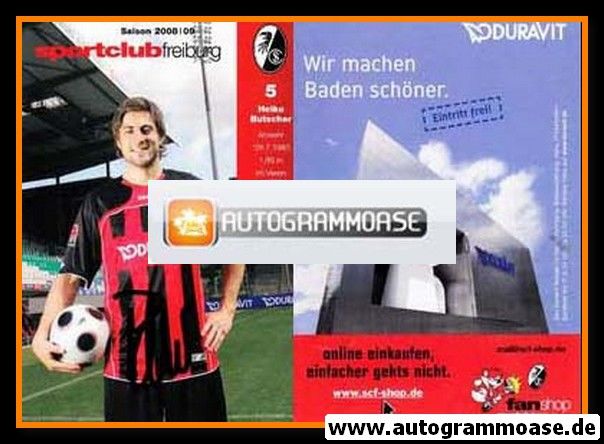 Autogramm Fussball | SC Freiburg | 2008 | Heiko BUTSCHER