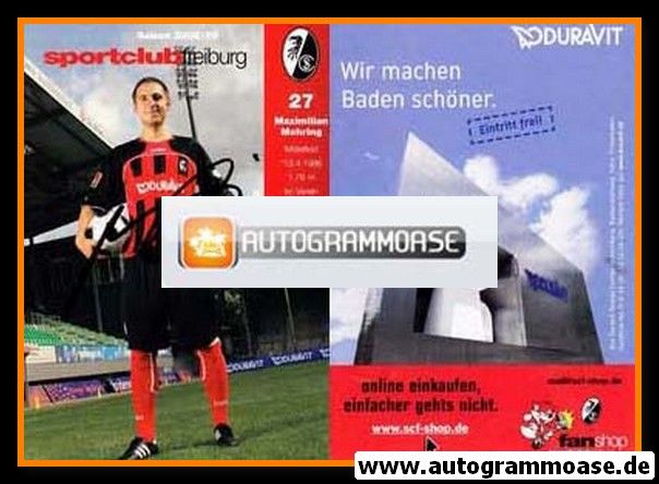 Autogramm Fussball | SC Freiburg | 2008 | Maximilian MEHRING