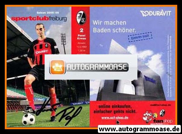 Autogramm Fussball | SC Freiburg | 2008 | Pavel KRMAS