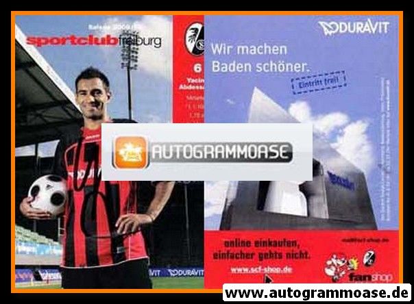 Autogramm Fussball | SC Freiburg | 2008 | Yacine ABDESSADKI