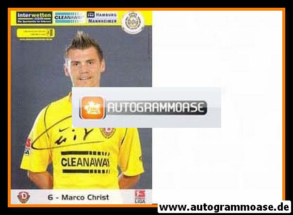Autogramm Fussball | Dynamo Dresden | 2005 | Marco CHRIST