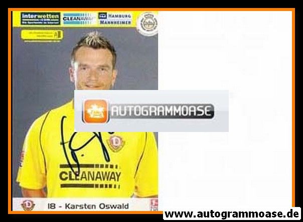 Autogramm Fussball | Dynamo Dresden | 2005 | Karsten OSWALD