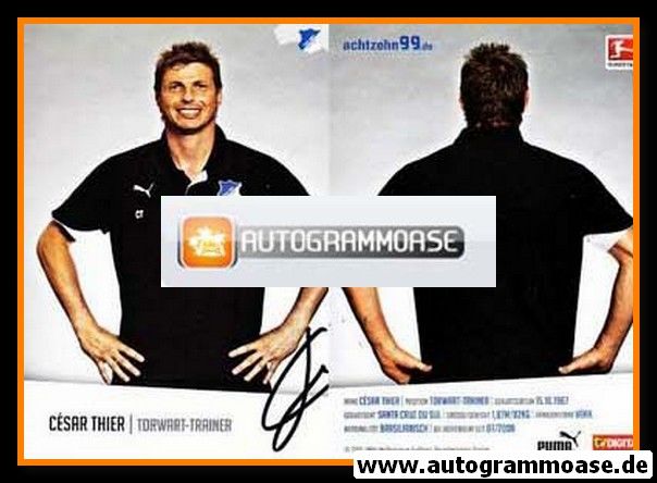 Autogramm Fussball | TSG 1899 Hoffenheim | 2010 | Cesar THIER