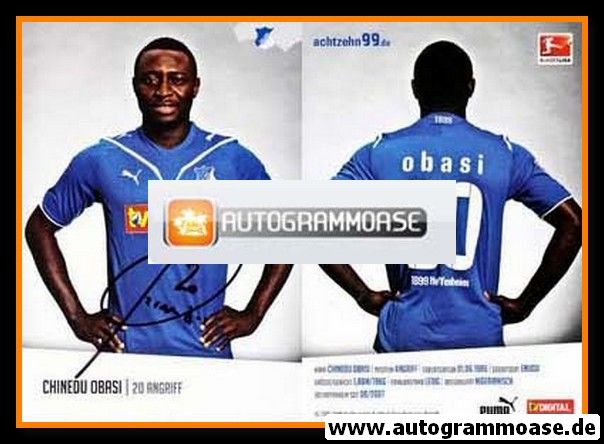 Autogramm Fussball | TSG 1899 Hoffenheim | 2010 | Chinedu OBASI
