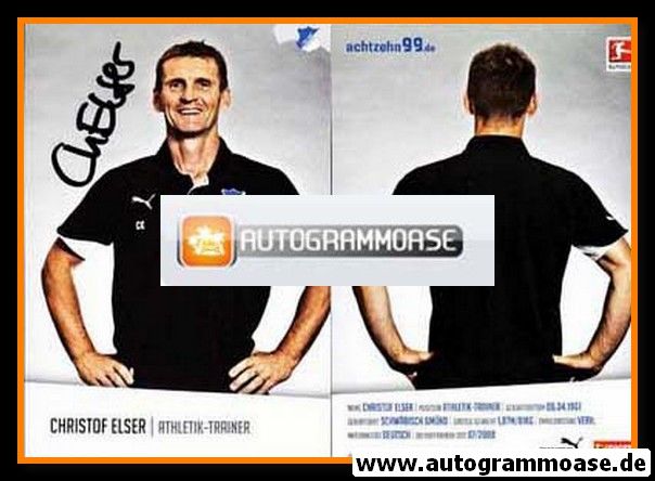 Autogramm Fussball | TSG 1899 Hoffenheim | 2010 | Christof ELSER