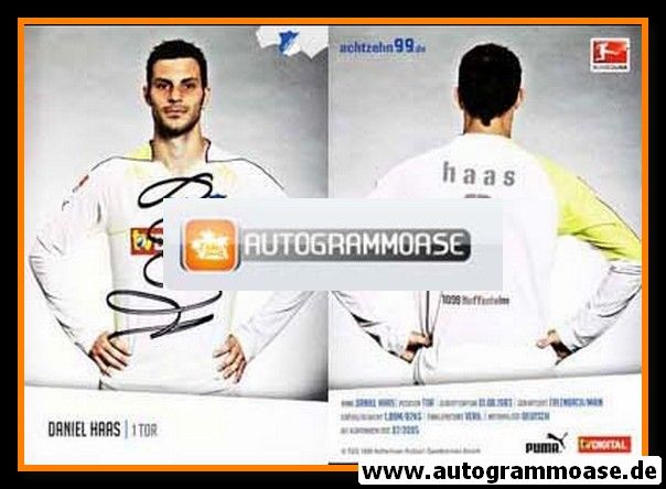 Autogramm Fussball | TSG 1899 Hoffenheim | 2010 | Daniel HAAS