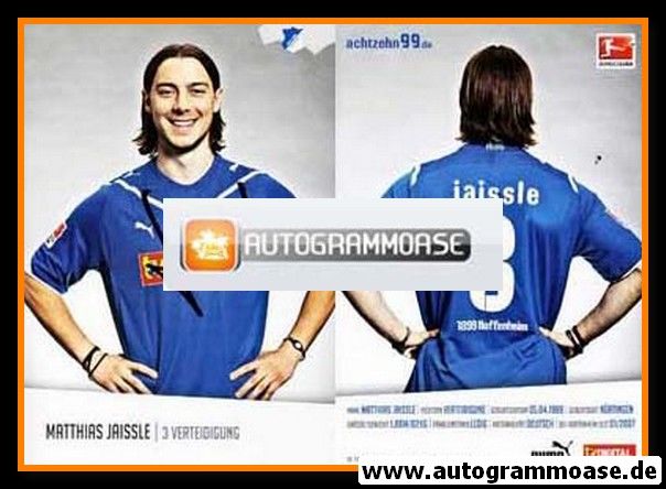 Autogramm Fussball | TSG 1899 Hoffenheim | 2010 | Matthias JAISSLE