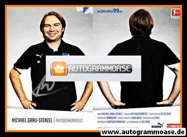 Autogramm Fussball | TSG 1899 Hoffenheim | 2010 | Michael GRAU-STENZEL