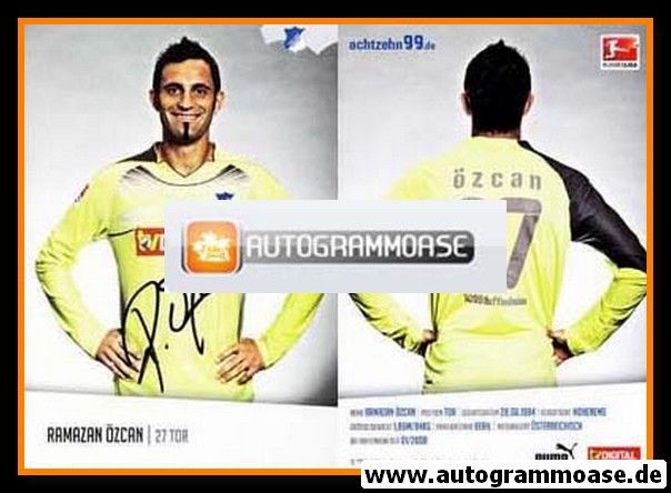 Autogramm Fussball | TSG 1899 Hoffenheim | 2010 | Ramazan ÖZCAN