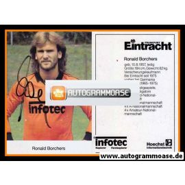 Autogramm Fussball | Eintracht Frankfurt | 1982 | Ronald BORCHERS