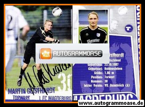 Autogramm Fussball | 1. FC Magdeburg | 2008 | Martin GEISTHARDT