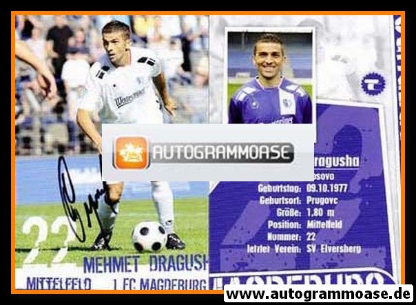 Autogramm Fussball | 1. FC Magdeburg | 2008 | Mehmet DRAGUSHA
